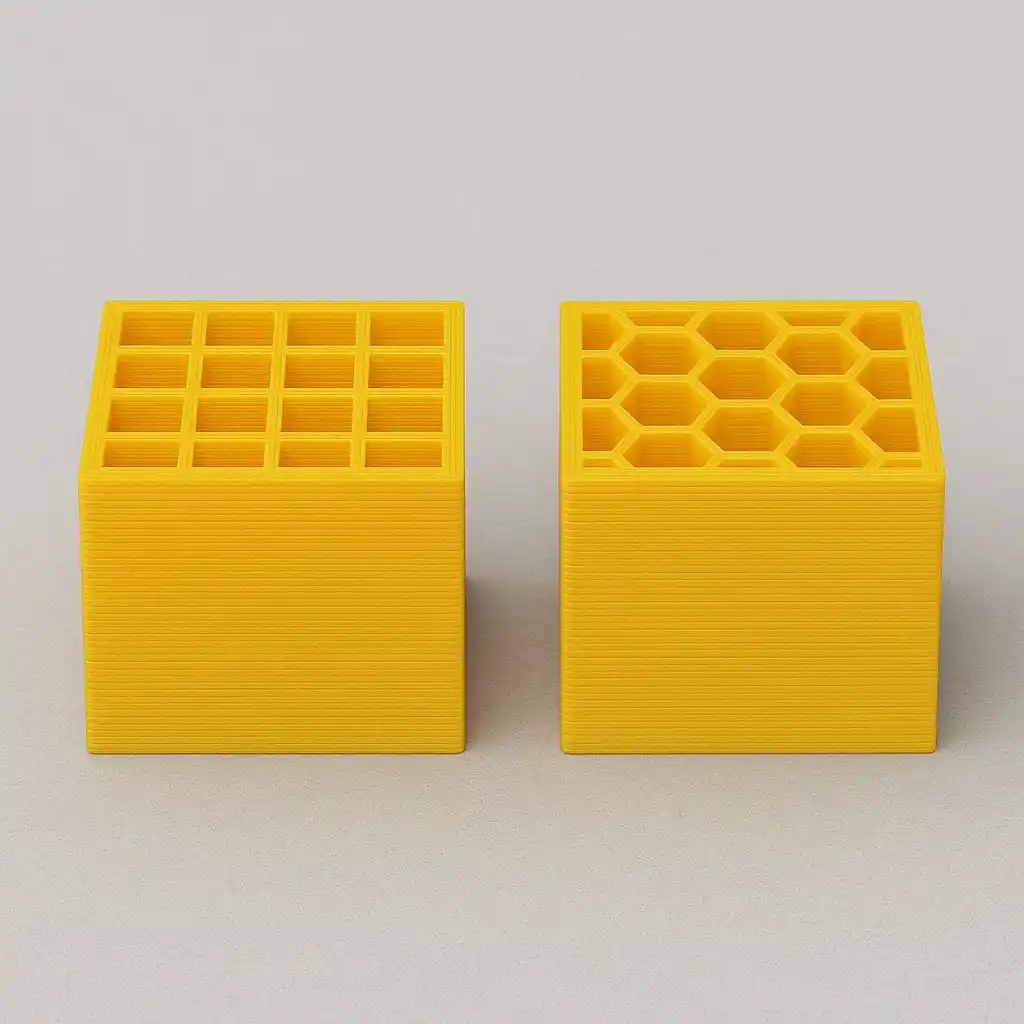Différents remplissage d&#39;une impression 3D