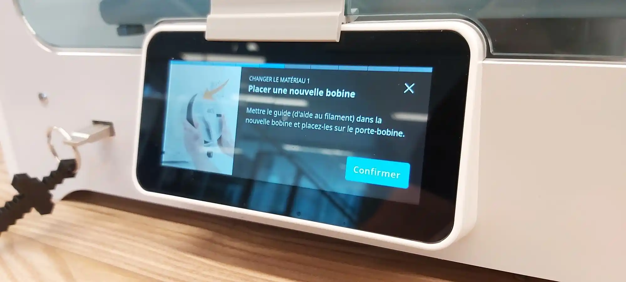 Changement de filament étape 3 suite